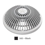 AquaStar 8MF102 8 Round MoFlow Suction Outlet Cover and Mud Frame - Black