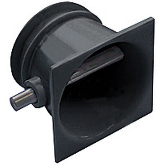 AquaStar CM602 Commercial Rope Anchor with Stainless Steel Pin - Black