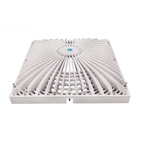 Aqua Products SUC COVER 12IN SQ W/SCREWS WHT R12MF101