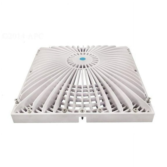 Aqua Products SUC COVER 12IN SQ W/SCREWS WHT R12MF101