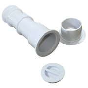 AquaStar US101 7.5 Umbrella Stands with Sleeve and Center Cap - White