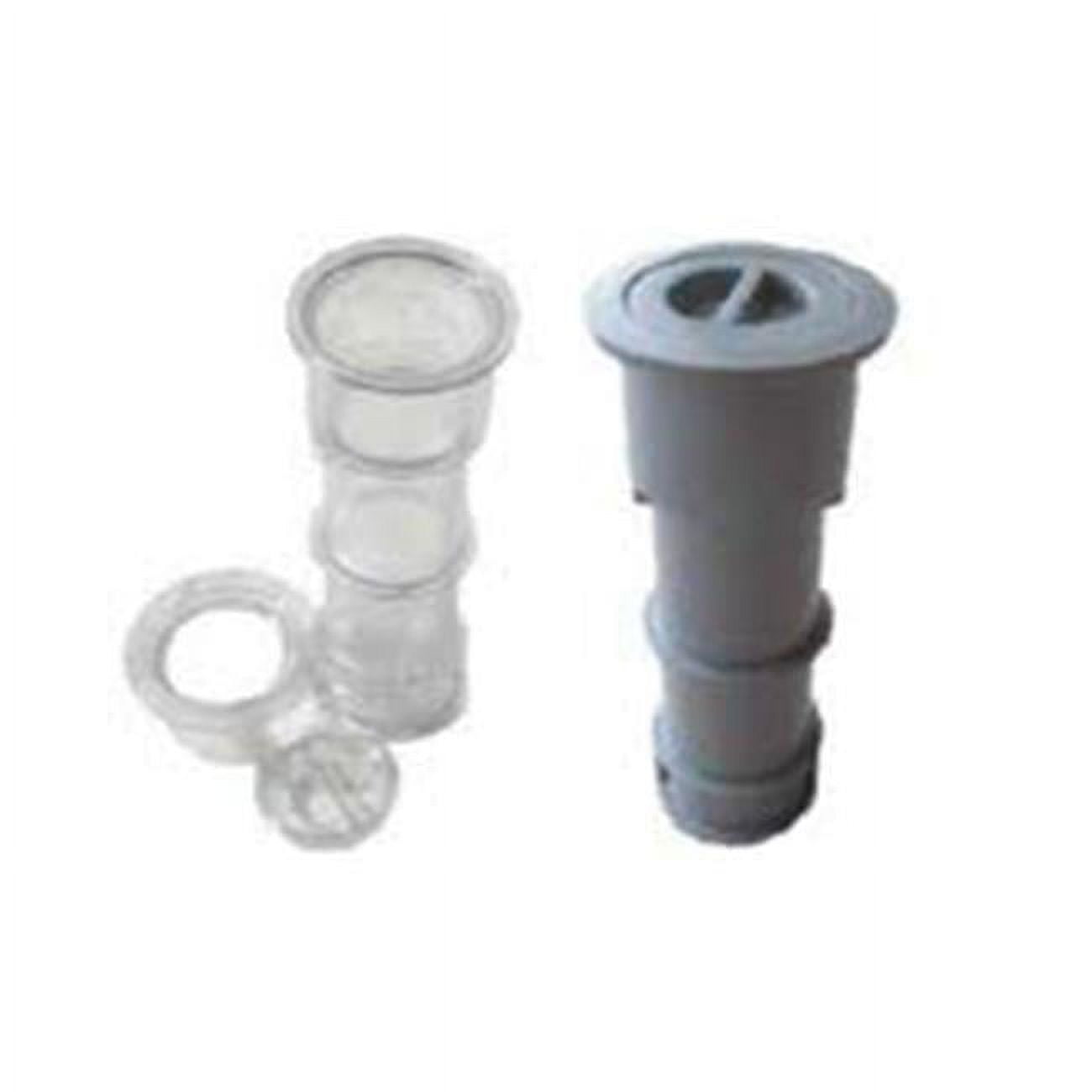 AquaStar US105 7.5" Umbrella Stand Sleeve with Center Cap, Dark Gray