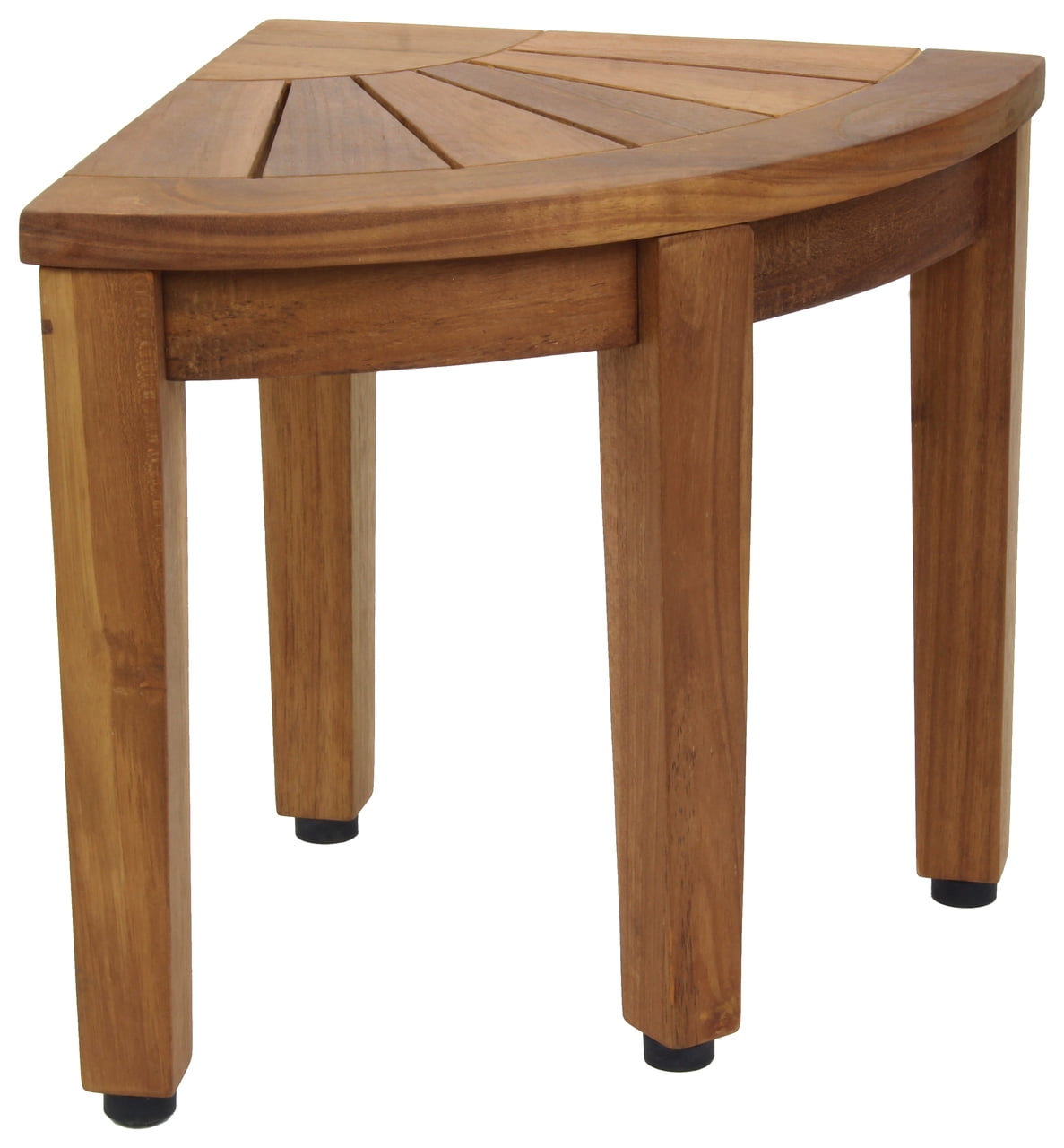 Kai 12'' Teak Corner Shower Footrest for Spa