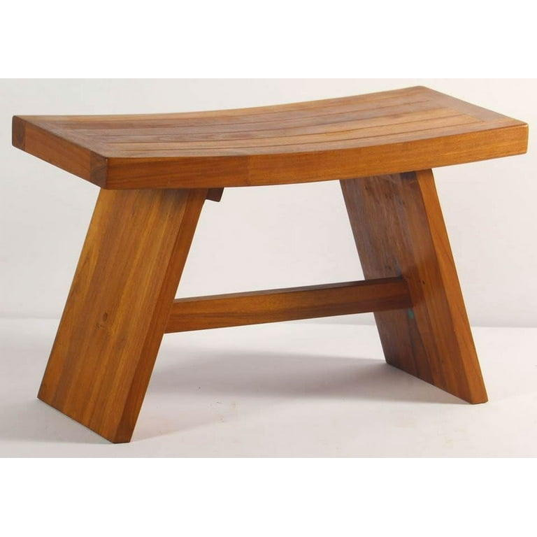 AquaTeak The Original Asia Teak Shower Bench 30 Wide Teak Oil Walmart