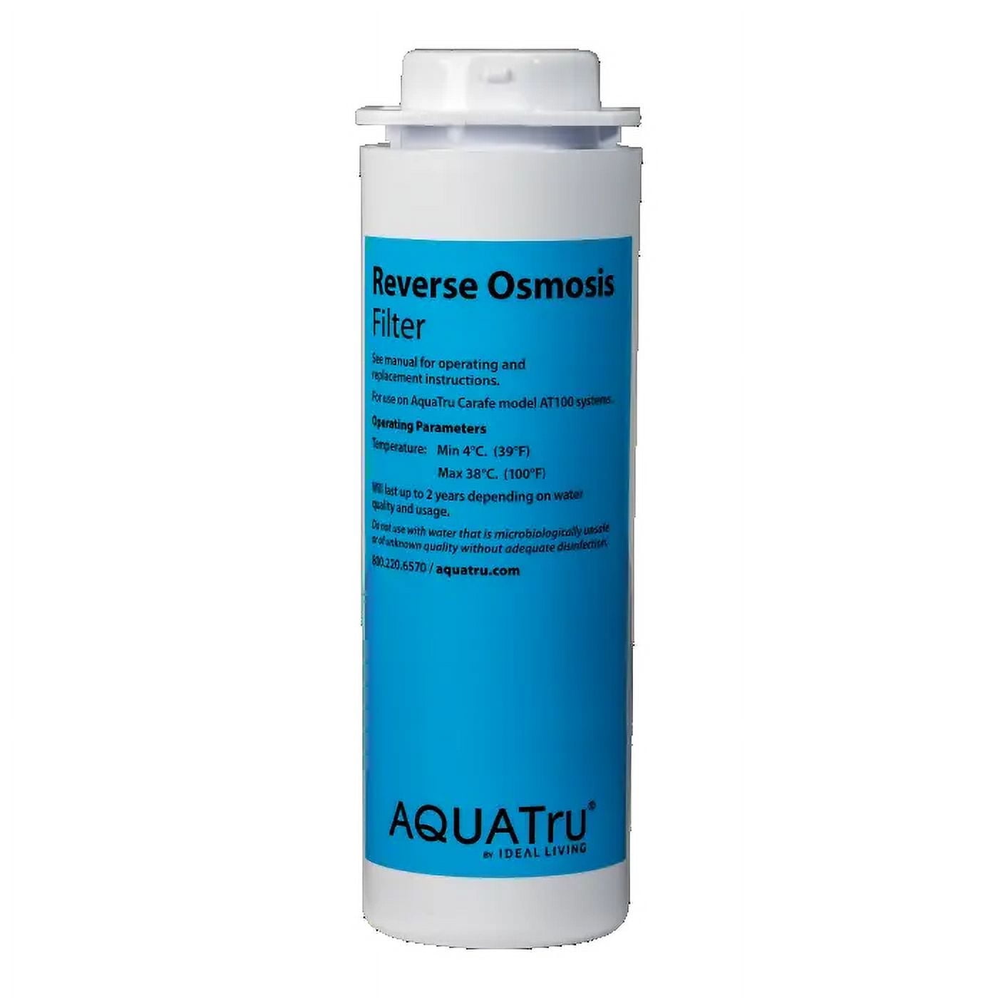 AquaTru Carafe 7.8" White Reverse Osmosis Water Filter