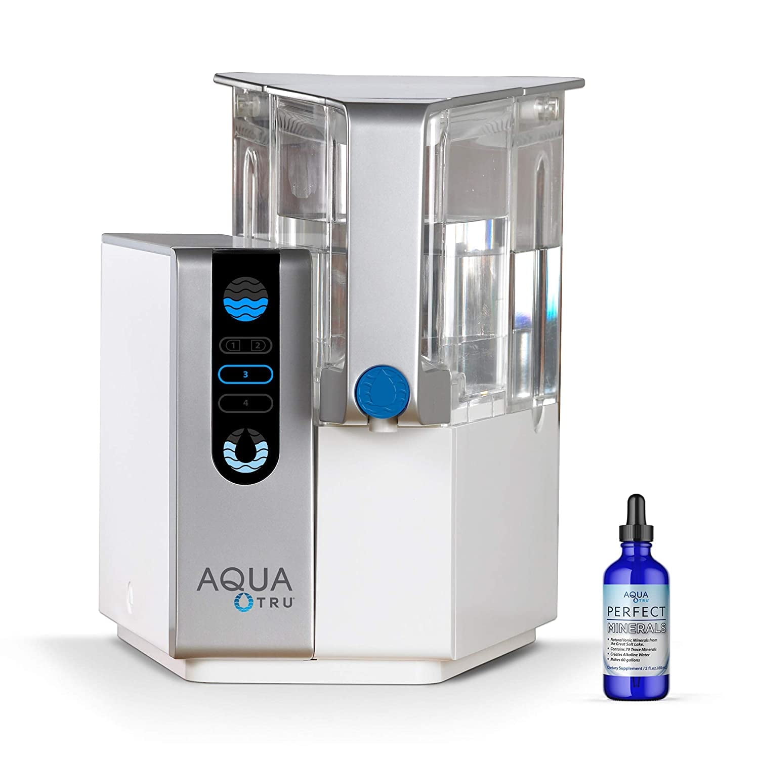 AquaTru Compact Countertop Water Filtration System with Perfect Minerals