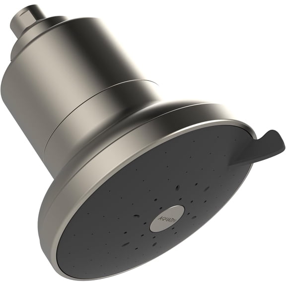 AquaTru Shower - High Pressure Shower Filter Removes Impurities from Hard Water to Support Healthy Skin, Scalp, Hair, Reduce Breakage, and Enhance Your Beauty and Self-Care Routine (Brushed Nickel)