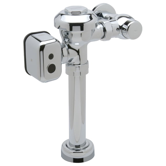 AquaVantage�� AV Exposed Hardwired Sensor Diaphragm Flush Valve with 1.6 gpf, 11-1/2" Rough-In, 1-1/2" Top Spud, and In-Wall Sensor in Chrome