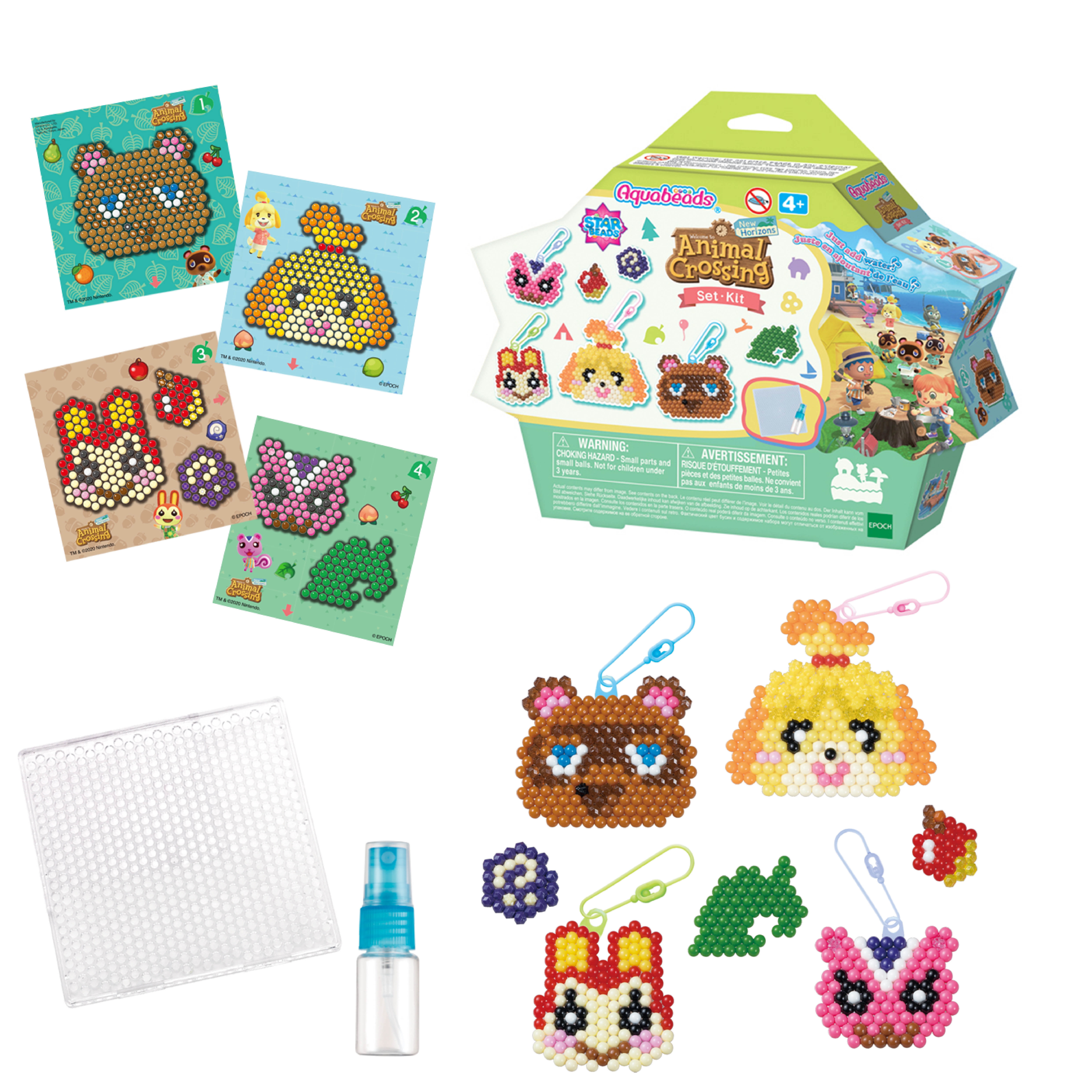 Aquabeads Animal Crossing: New Horizons Complete Arts \u0026 Crafts Kit for Children - over 870 Beads to create your favorite Villagers!