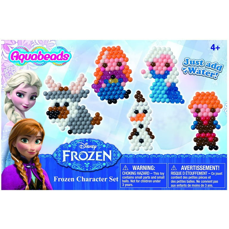  Aquabeads - Disney Frozen Character Playset - Your Child Can  Create Colorful Bead Art - Spray to Set Bead Designs for a Lasting Craft -  Contains Over 800 Beads : Toys & Games