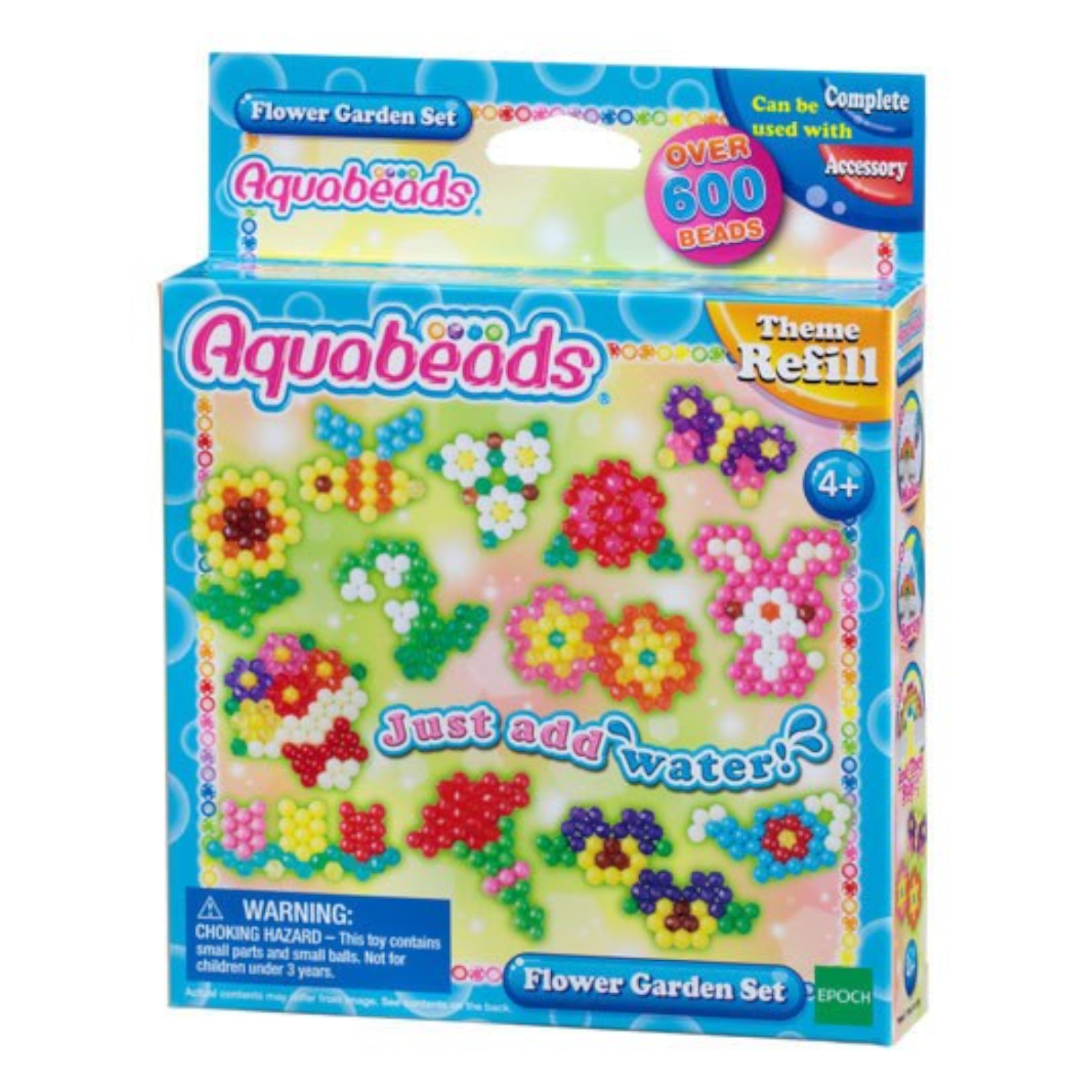 Aquabeads Flower Garden Set Theme Bead Refill With Over 600 Beads And  Templates : Target