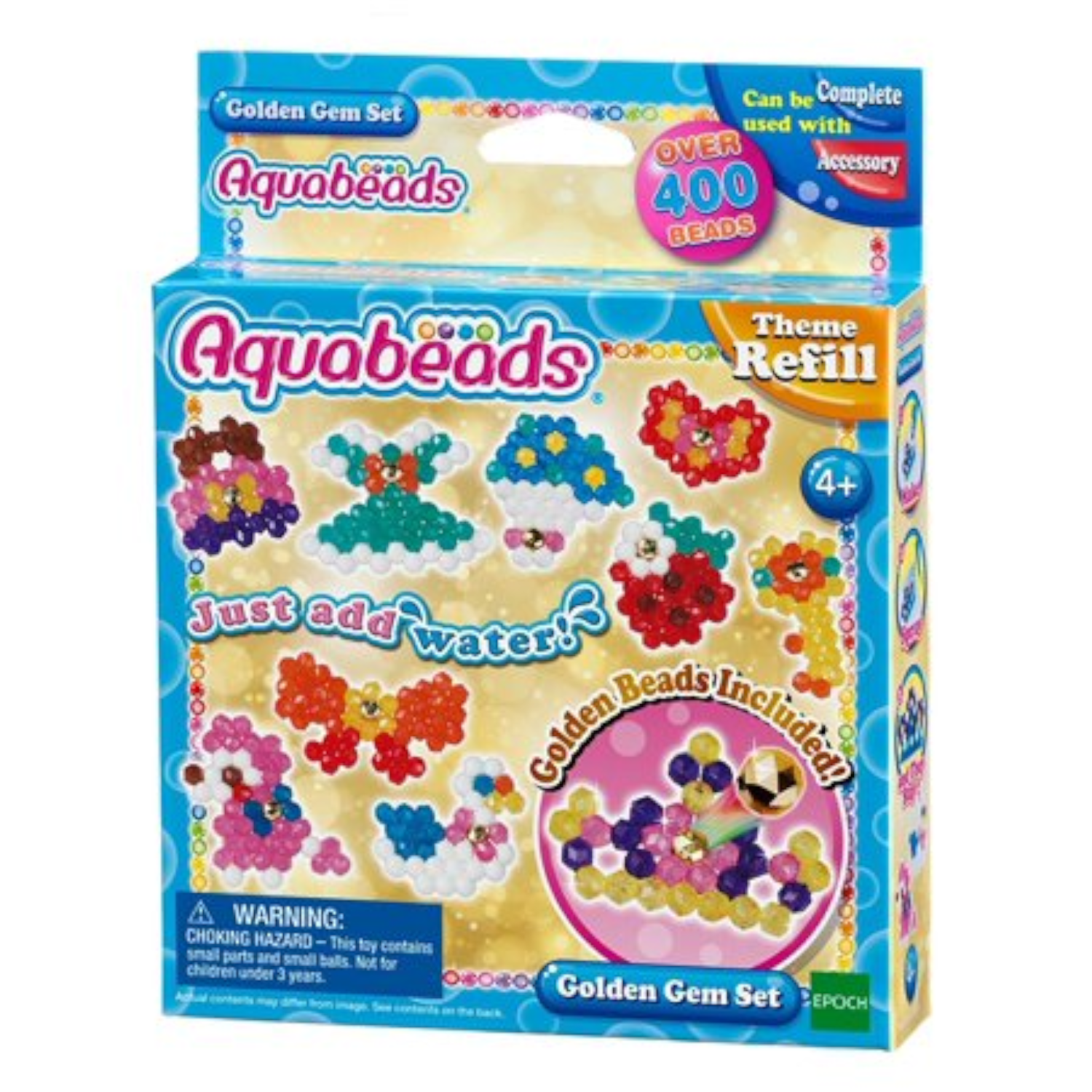 Aquabeads Golden Gem Set Theme Arts \u0026 Crafts Refill