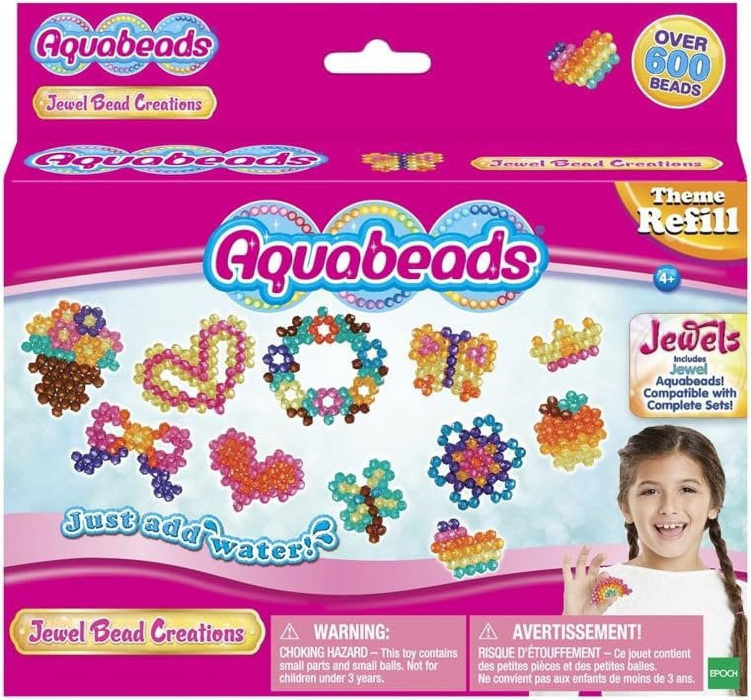 Aquabeads Jewel Bead Pack – Kit de recambio de cuentas de arte y  manualidades para niños mayores de 4 años – Amplía tus creaciones de  Aquabeads con