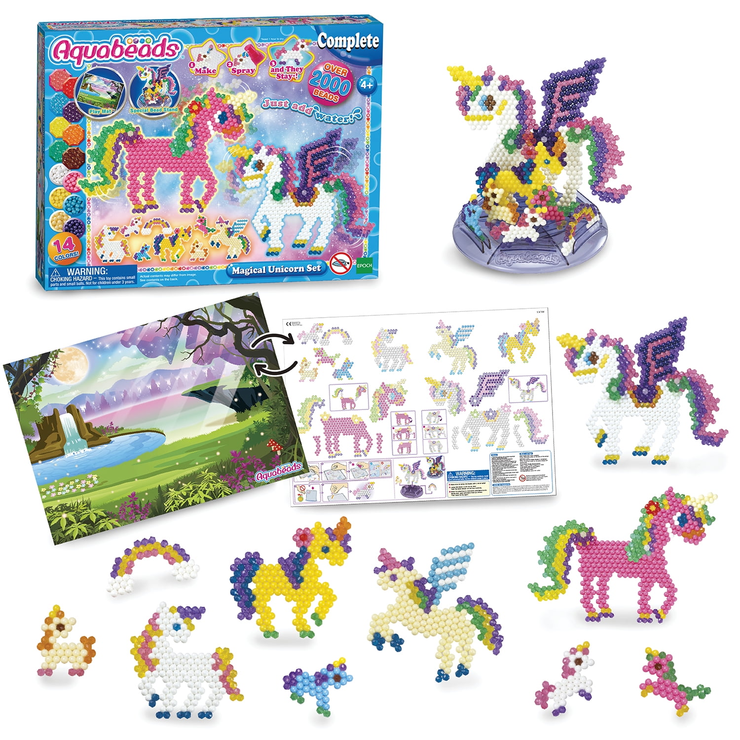 Craft Kits, Jungle Bead Animals Craft, DIY Kit, DIY Crafts, Gifts for Kids,  Craft Kits for Kids, Pony Bead Sets, Kids Toys 