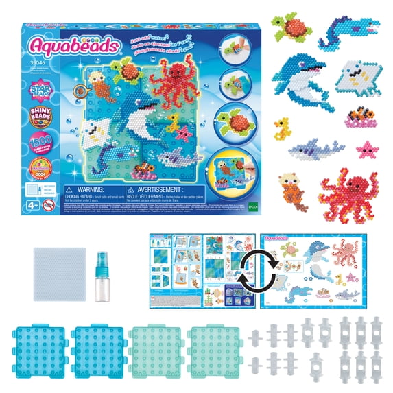 Aquabeads Ocean Splash Scene, Complete Arts & Crafts Activity Kit for 4+