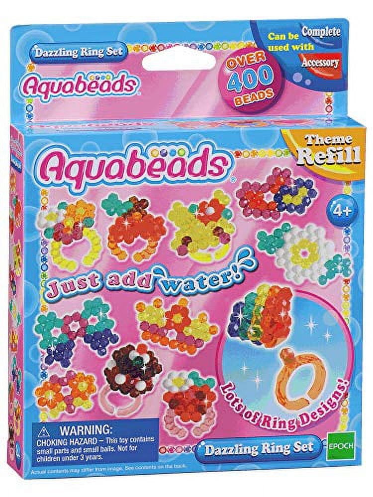 Aqua Beads Dazzling Ring Set - Craft Kit by Aquabeads Kids Children Playset