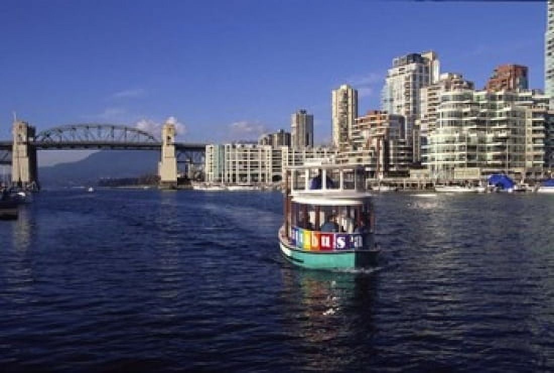 Aquabus Vancouver British Columbia Canada Canvas Art - Douglas Peebles DanitaDelimont (36 x 24)