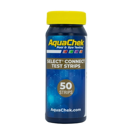 Aquachek 541604A 7-in-1 Pool and Spa Test Strips with Color Chart