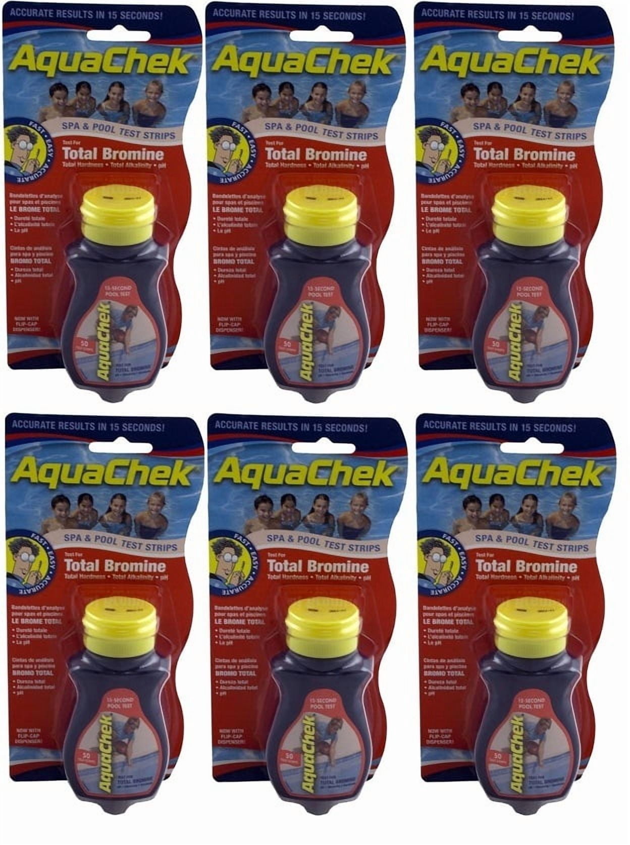 Aquachek Red Pool Spa Bromine 50 Test Strips *6 pack* - Walmart.com