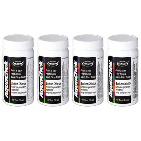 Aquachek Salt Titrators - 40 Strips - 4 pack