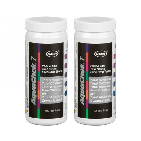 Aquachek Silver 7-in-1 Test Strips - 100 Strips - 2 pack