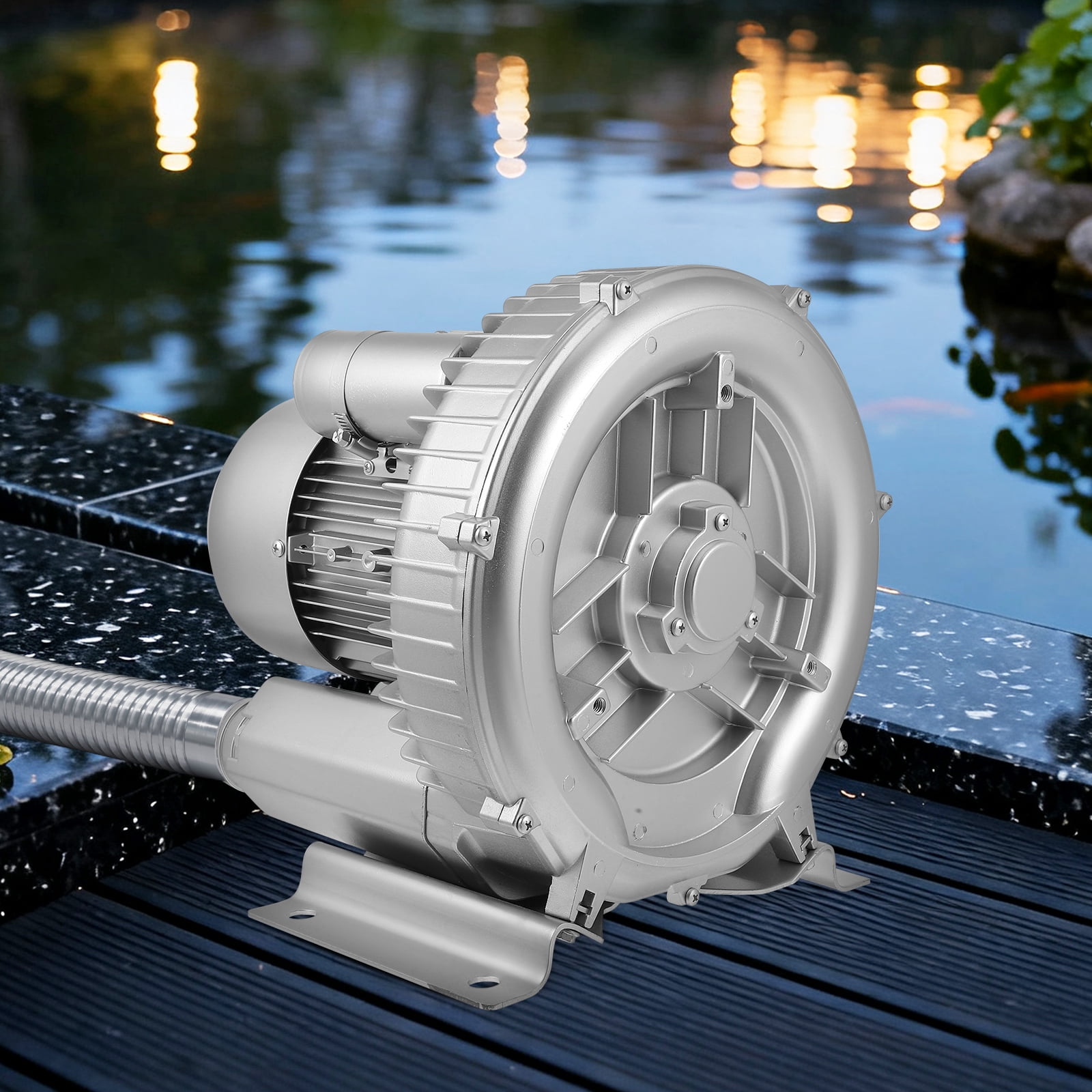 Aquaculture Blower Pump, 1800W Industrial Fish Tank Electric Air Pump High Pressure Blower for Aquarium Pond