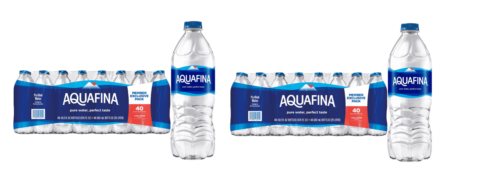 Aquafina Bottled Water, 16.9 Ounce (80 Bottles)