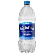 Aquafina Purified Drinking Water, 1 Liter, Plastic Bottle