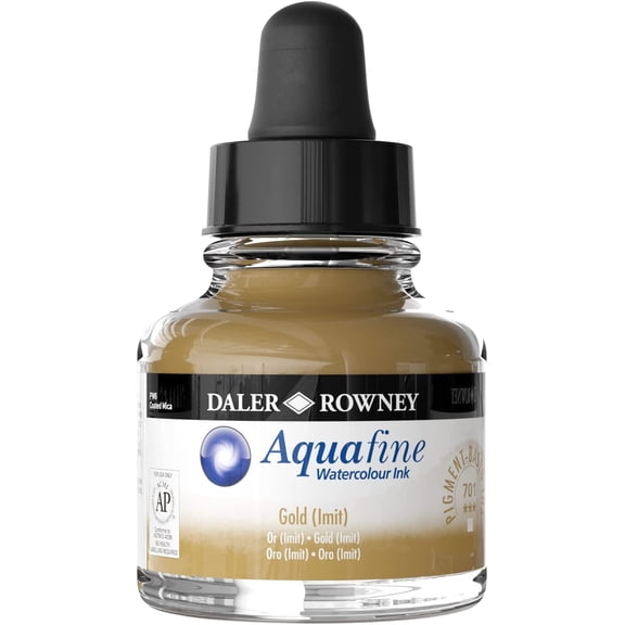 Aquafine Imit 29.5ml - Versatile Liquid for Artists and Students - Use with Paint Brushes, Technical Pens, Airbrushes, and Paint Markers