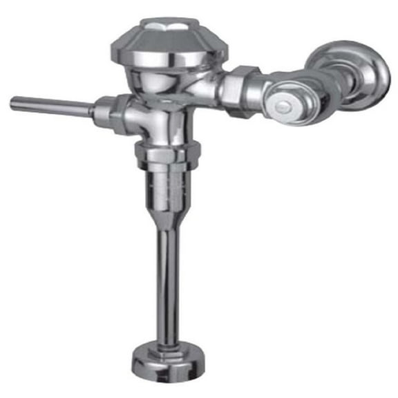 Aquaflush® Exposed Manual Diaphragm Flush Valve with 0.5 gpf, Sweat Solder Kit, and Cast Wall Flange in Chrome