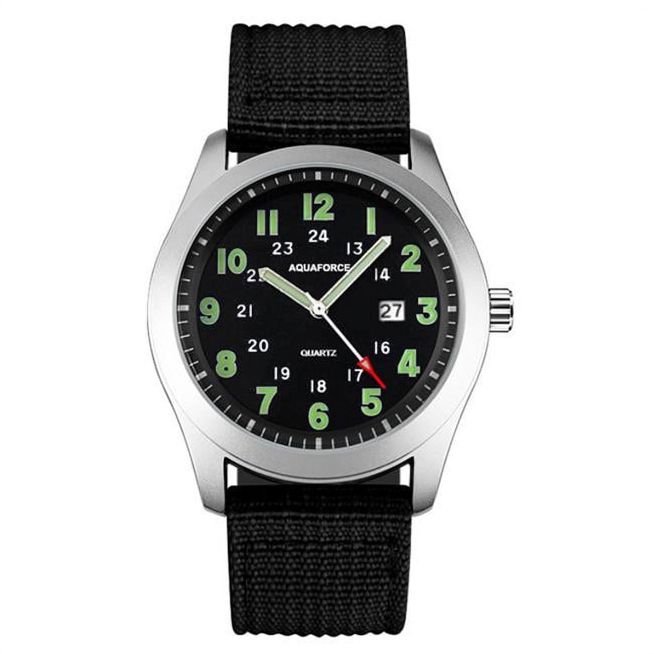 Time Force Black Nylon Sport Watch