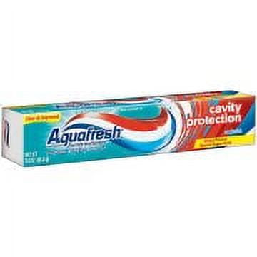 Aquafresh Fluoride Toothpaste Cavity Protection Sugar Acid Protection Cool Mint 5.6 oz (Pack of 4)