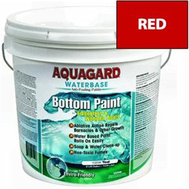 Aquagard Waterbased AntiFouling Bottom Paint Red 2 Gallon