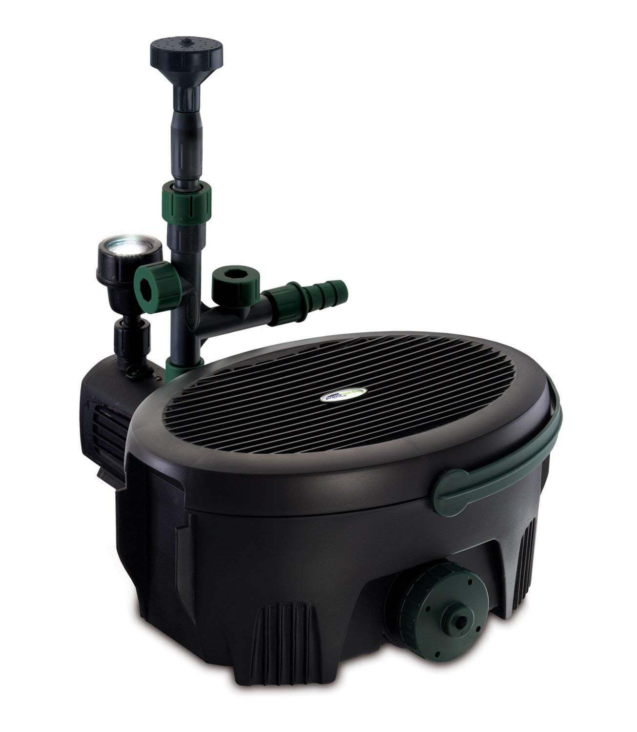 Black and Green 600 Gallon Pond Pump and Filter Kit