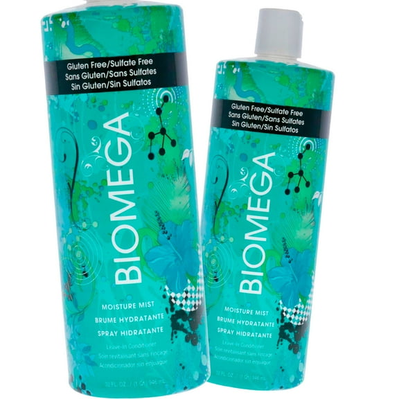 Aquage Biomega Moisture Mist Leave In Conditioner, 32 oz - Pack of 2
