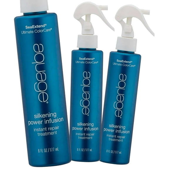 Aquage Sea Extend Silkening Power Infusion 6 oz - Pack of 3