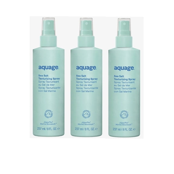 Aquage Sea Salt Texturizing Hair Spray, 8 oz 3 Pack