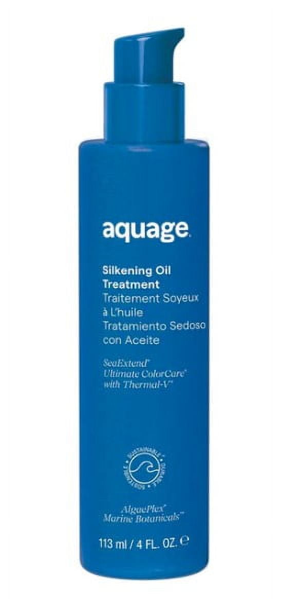 Aquage SeaExtend Silkening Oil Treatment 4 oz - Natural Hair Smoothing ...