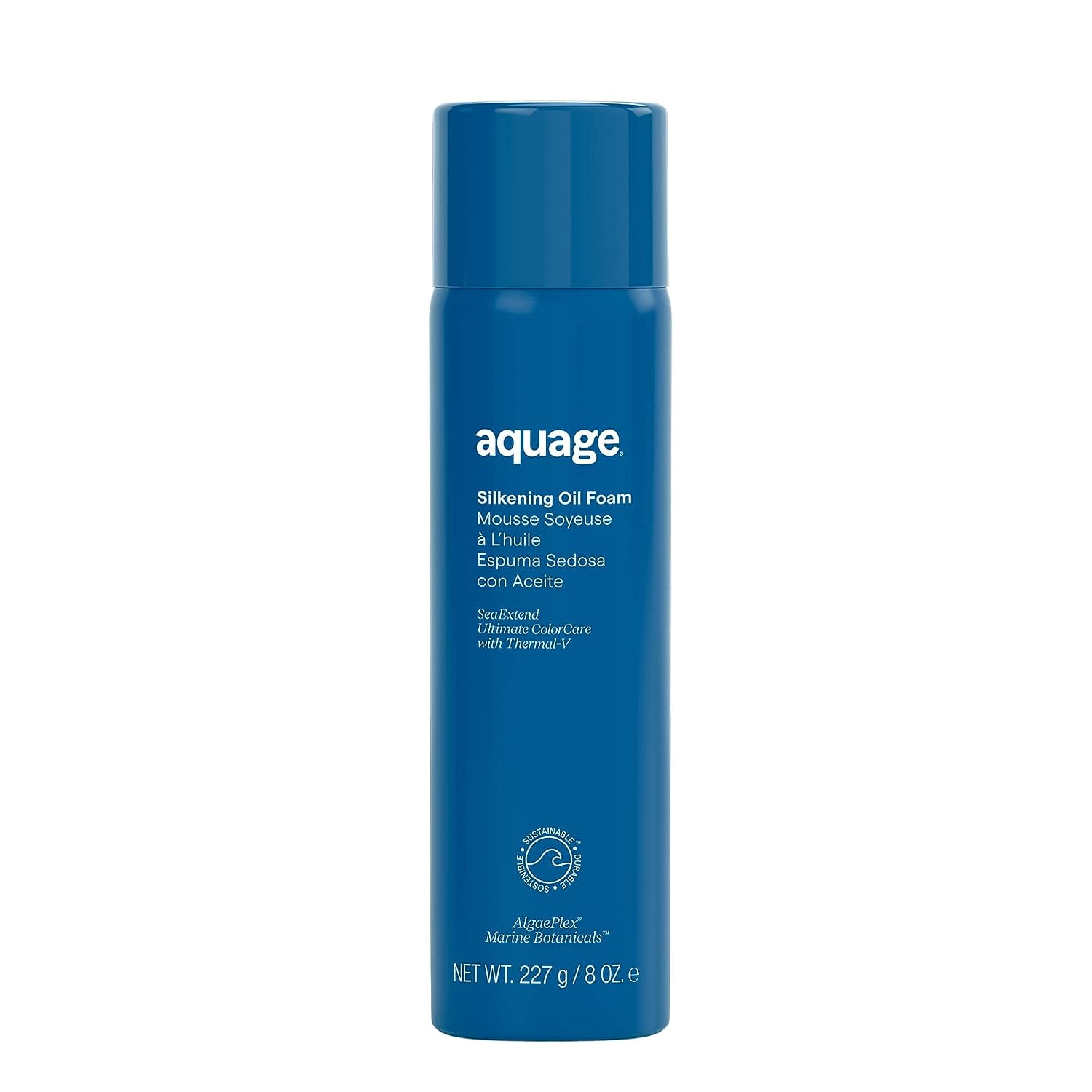 Aquage Seaextend Silkening Oil Foam, Ultra Light, Frizz Free