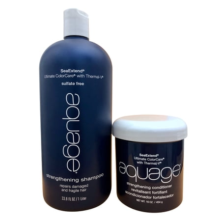 Aquage Strengthening Shampoo 33.8 oz & Conditioner 16 oz Set