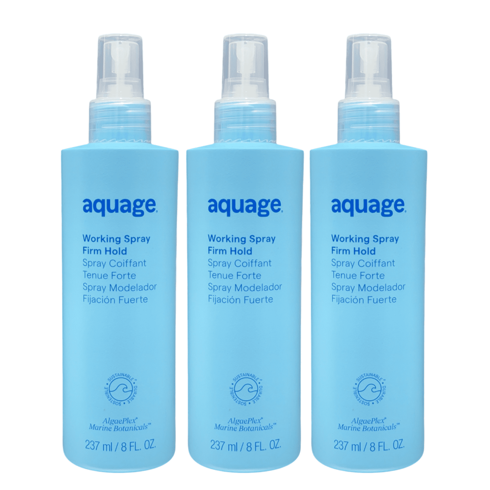 Aquage Working Spray Firm Hold 8 Oz (Pack of 3)