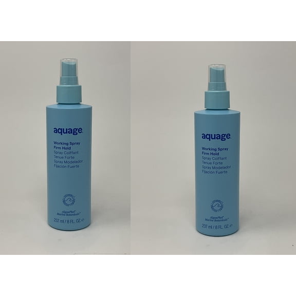 Aquage Working Spray Firm Hold Hairspray 8 oz - Pack of 2