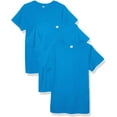 thumbnail image 1 of Aquaguard Boys 3-Pack T-Shirt Crew Neck Short Sleeve 100% Cotton Tee, Size: 4-14 - Small - Turquoise, 1 of 4