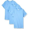 thumbnail image 1 of Aquaguard Boys 3-Pack T-Shirt Crew Neck Short Sleeve 100% Cotton Tee, Size: 4-14 - XL - Carolina Blue, 1 of 4