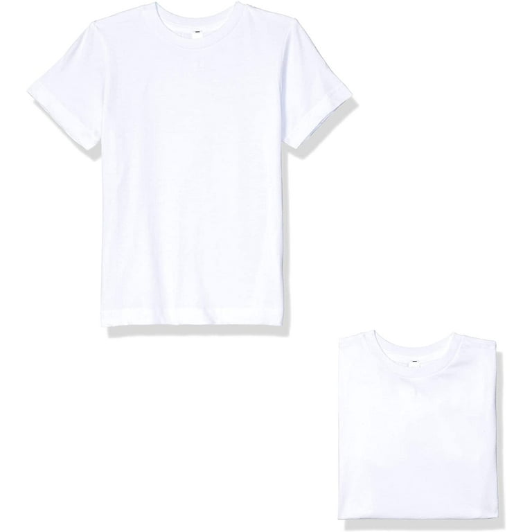 Aquaguard Boys 3-Pack T-Shirt 100% Cotton Crew Neck Tees White