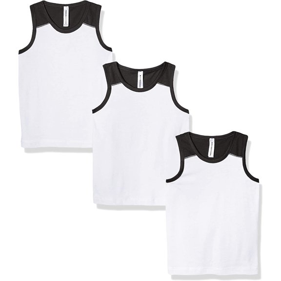 Aquaguard Boys' Contrast Back Tank - 3 Pack