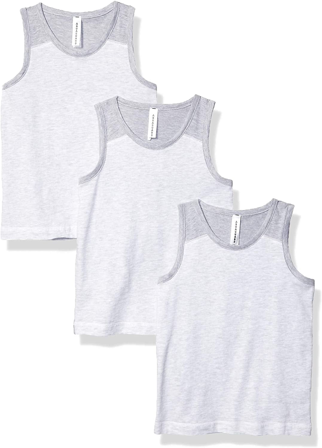Aquaguard Boys' Contrast Back Tank - 3 Pack