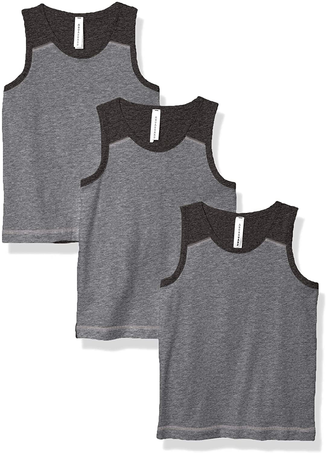 Aquaguard Boys' Contrast Back Tank - 3 Pack