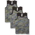 thumbnail image 1 of Aquaguard Boys' Contrast Back Tank - 3 Pack, 1 of 1