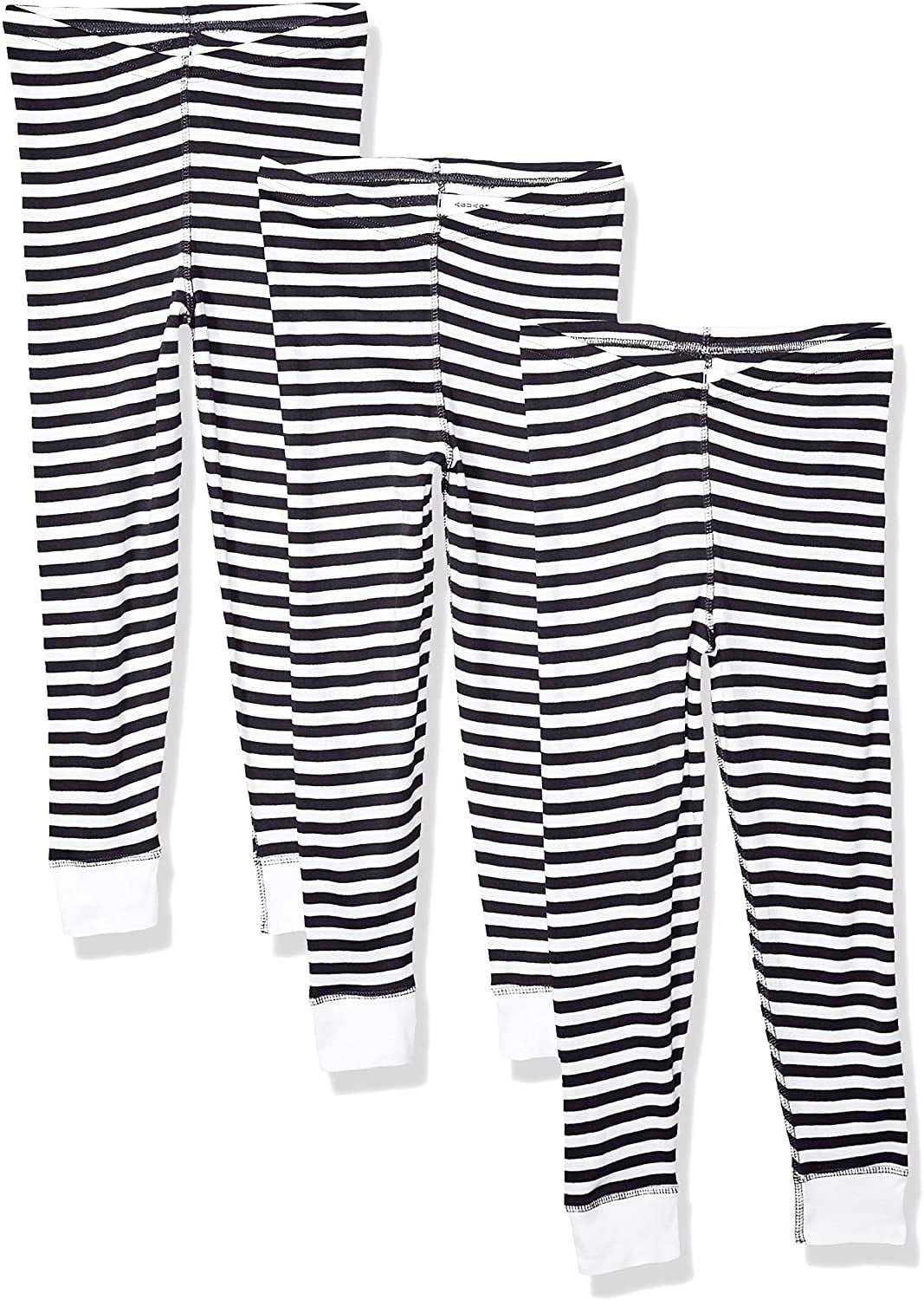 Aquaguard Girls' Baby Rib Pajama Pant (3 Pack)